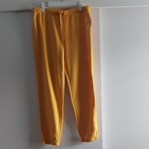 Aero NYC Aeropostale Yellow Joggers Sweatpants XL New